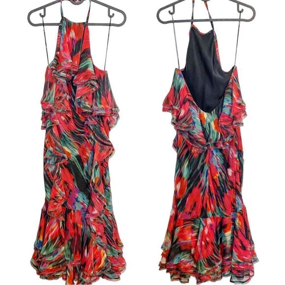 Jason Wu Collection Silk Chiffon Halter Mini Dress 6 - Picture 5 of 8